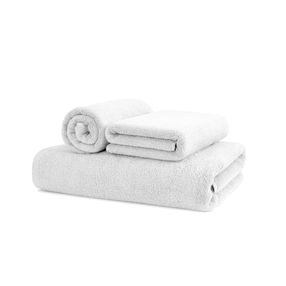 Trio Towel + Guest and Terry Towel 550 gr White