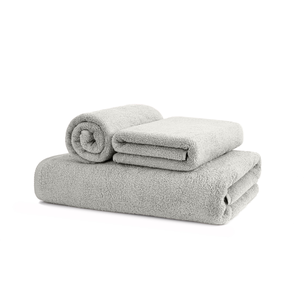 Trio Towel + Guest and Terry Towel 550 gr Grey