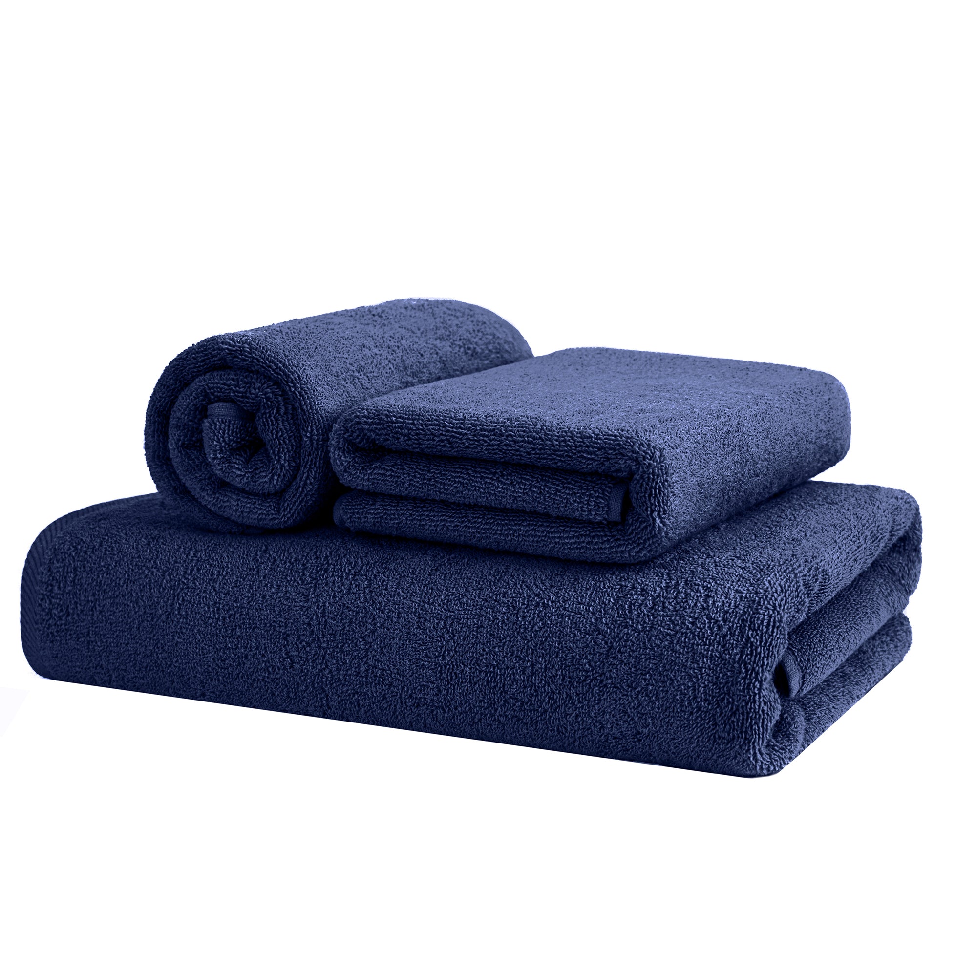 Trio Towel + Guest and Terry Towel 550 gr Navy Blue