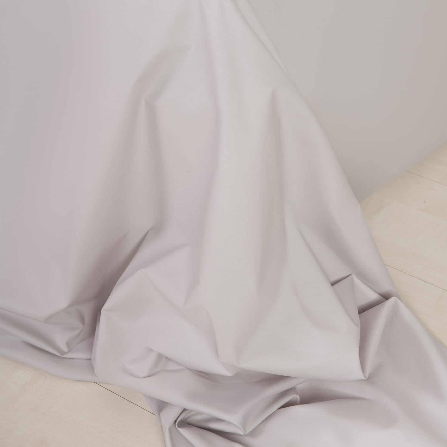 Draps en percale 100% coton gris