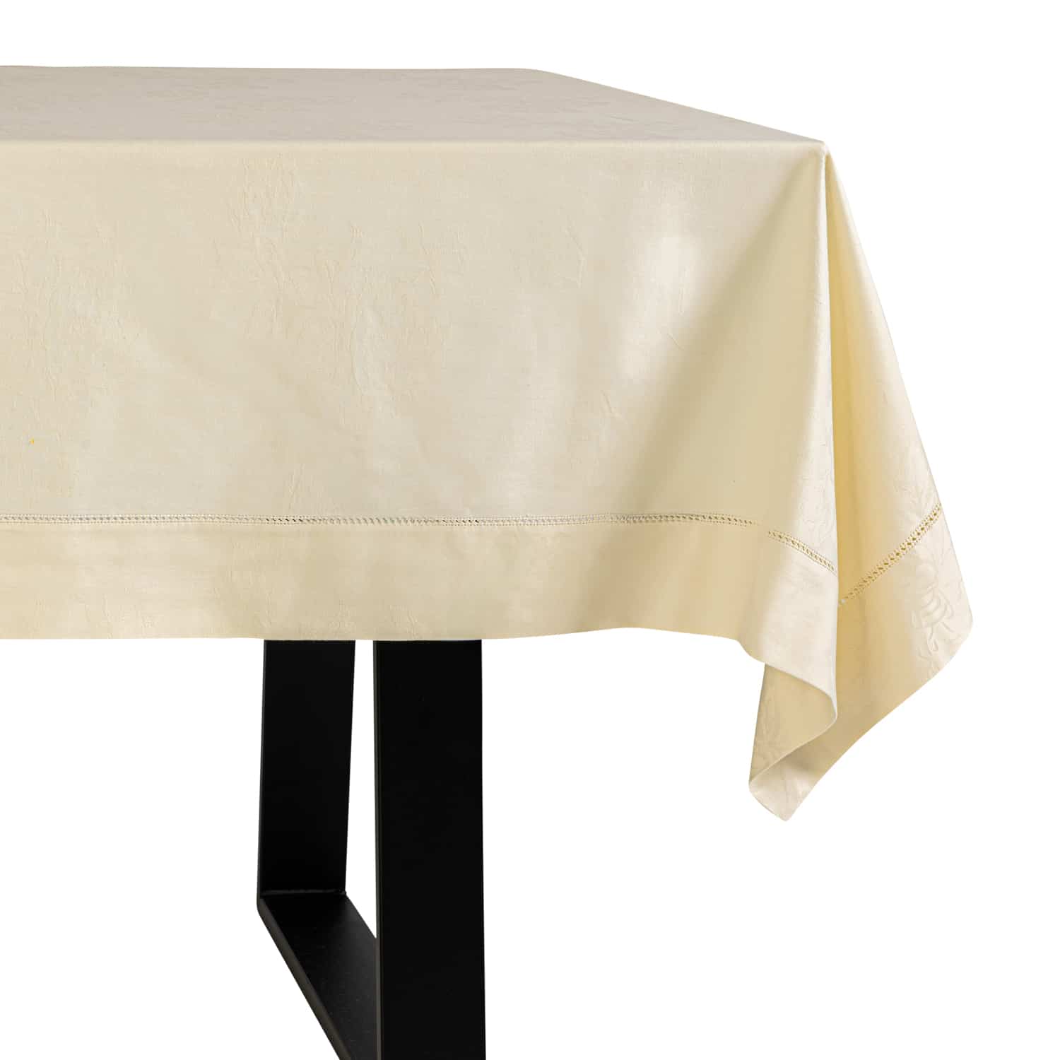 Tablecloth + 6 napkins in pure Cotton Made in Italy variant Flanders