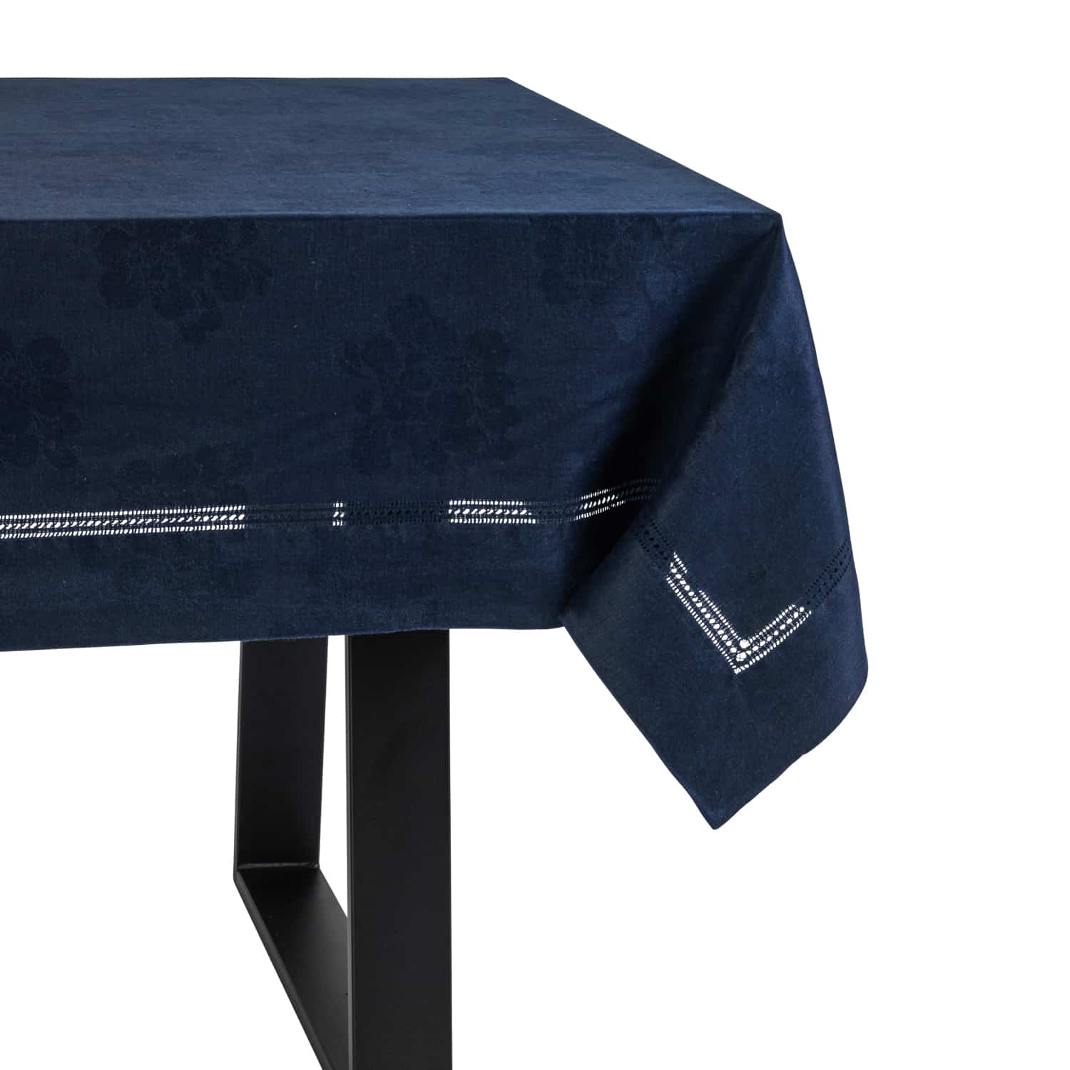 Tablecloth + 6 napkins in pure Cotton Made in Italy variant Flanders