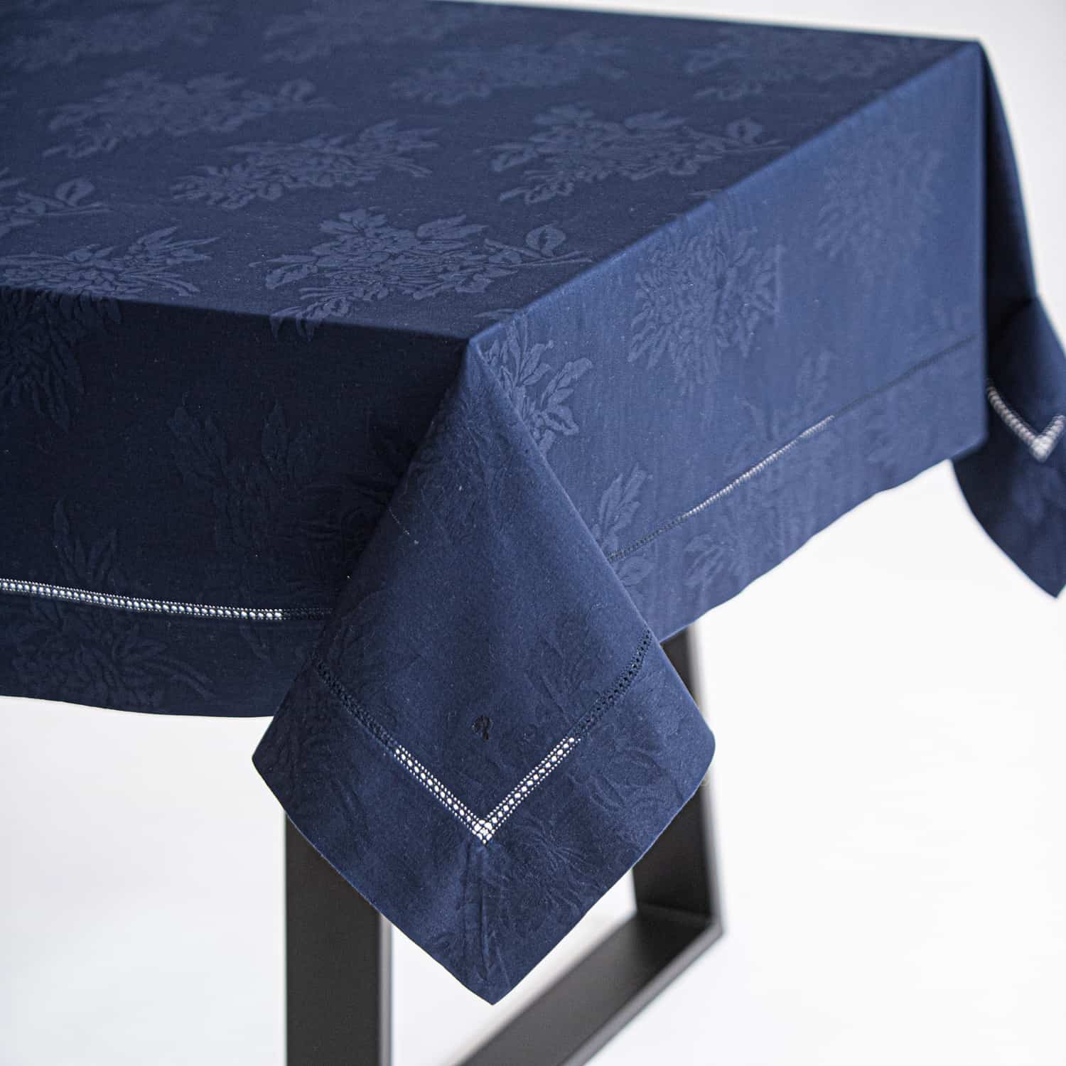 Tablecloth + 6 napkins in pure Cotton Made in Italy variant Flanders