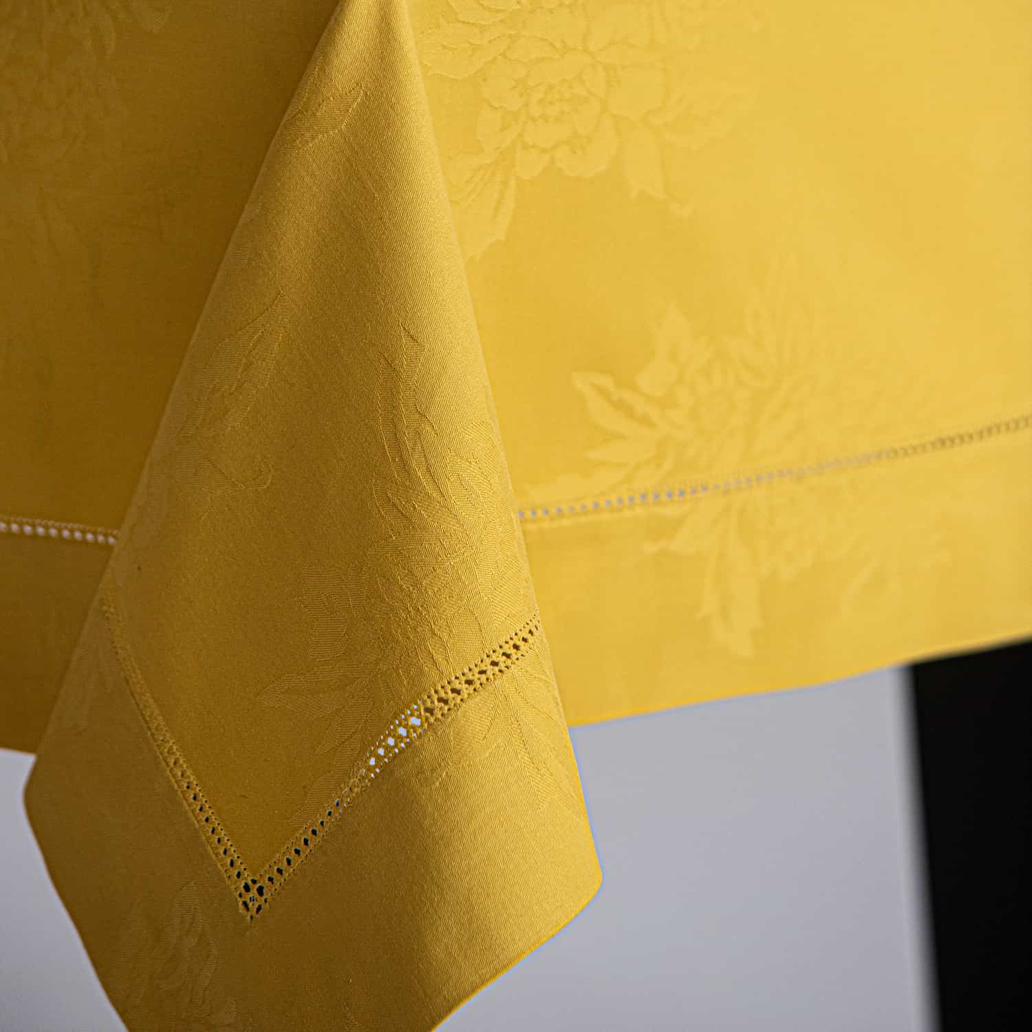 Tablecloth + 6 napkins in pure Cotton Made in Italy variant Flanders