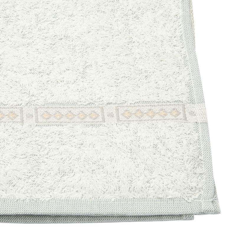 Shower towel in jacquard terrycloth 450 g Punto Antico Toscano Grigio