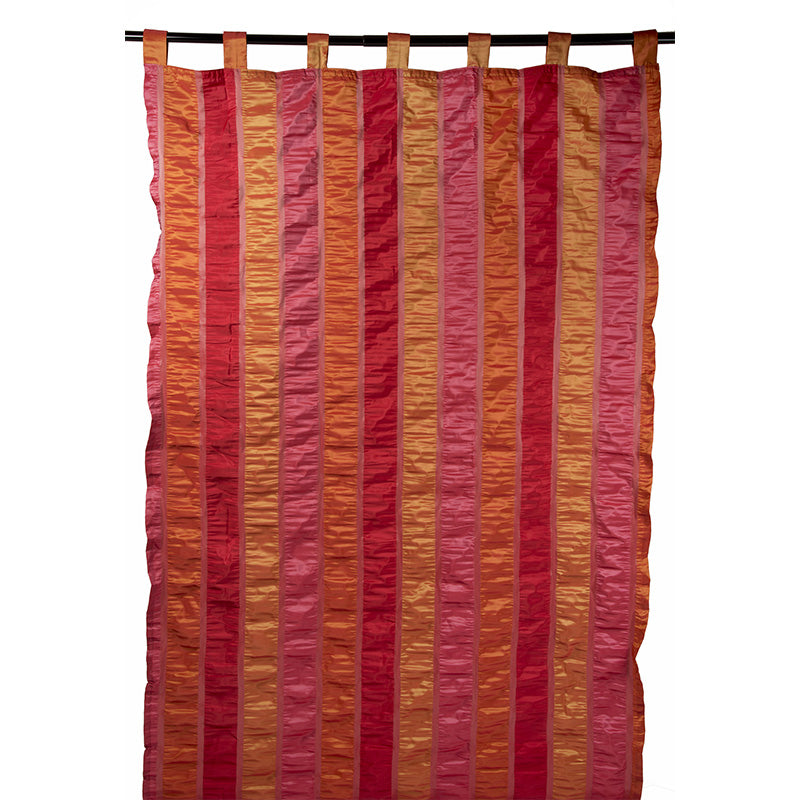 Grace Kelly Fuchsia embossed taffeta curtain 150x290 cm