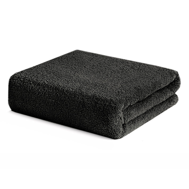 Serviette de douche éponge 550g Noir